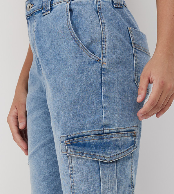 Ardene  Clothing - Blue Slim Fit Jeans