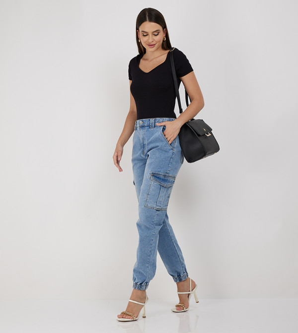 Ardene Clothing - Blue Slim Fit Jeans