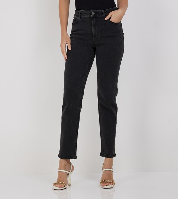 Ardene Clothing - Black Mom Jeans