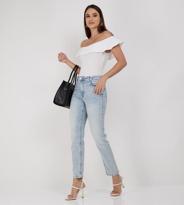 Ardene Ardene - Blue Mom Jeans