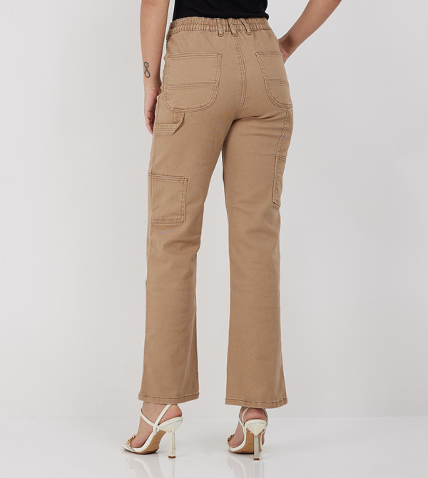 Ardene  Jeans - Brown Wide Leg