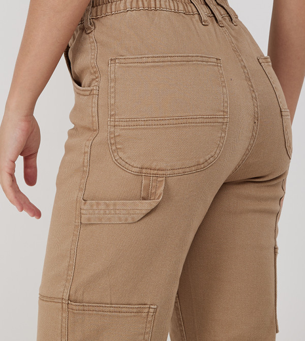 Ardene  Jeans - Brown Wide Leg