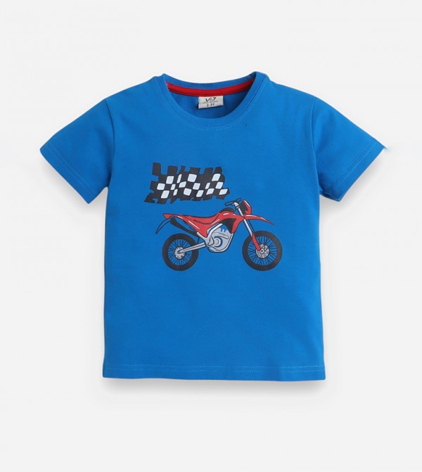 Victor and Jane Victor and Jane - Blue Top & Pyjama Sets