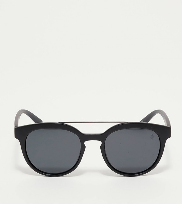 Beverly Hills Polo Club  - Black Round Sunglasses