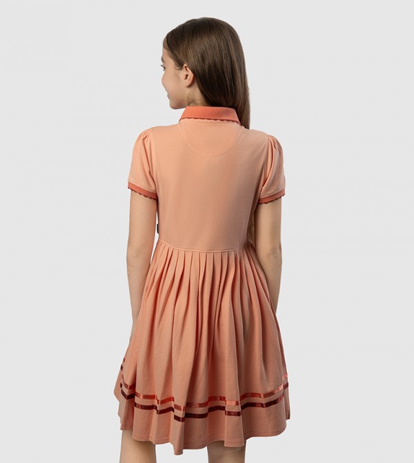 Beverly Hills Polo Club  Dresses - Orange Casual Dress