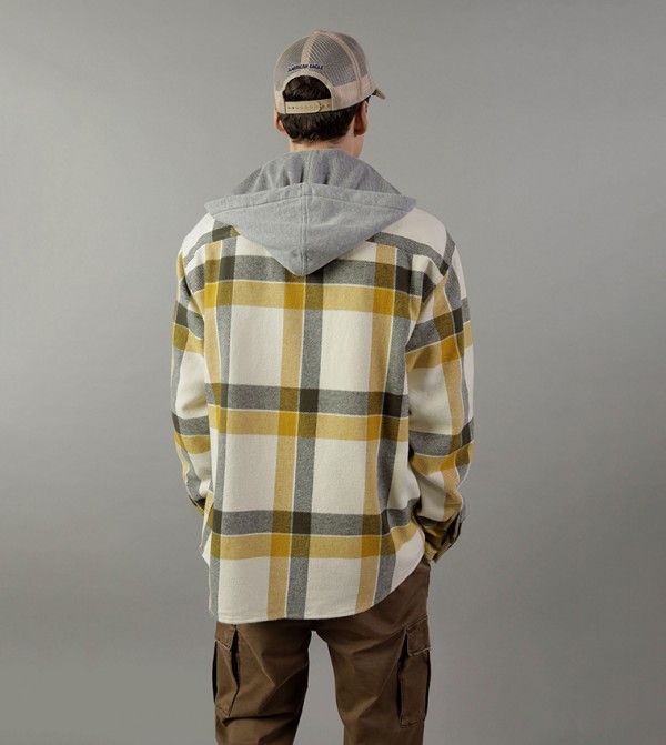 American Eagle American Eagle - Yellow Casual Shirts