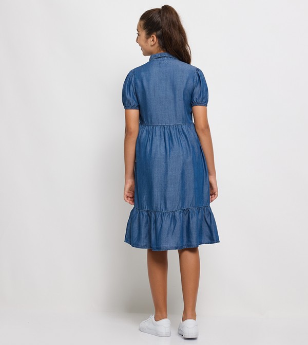 Beverly Hills Polo Club  Clothing - Blue Casual Dress