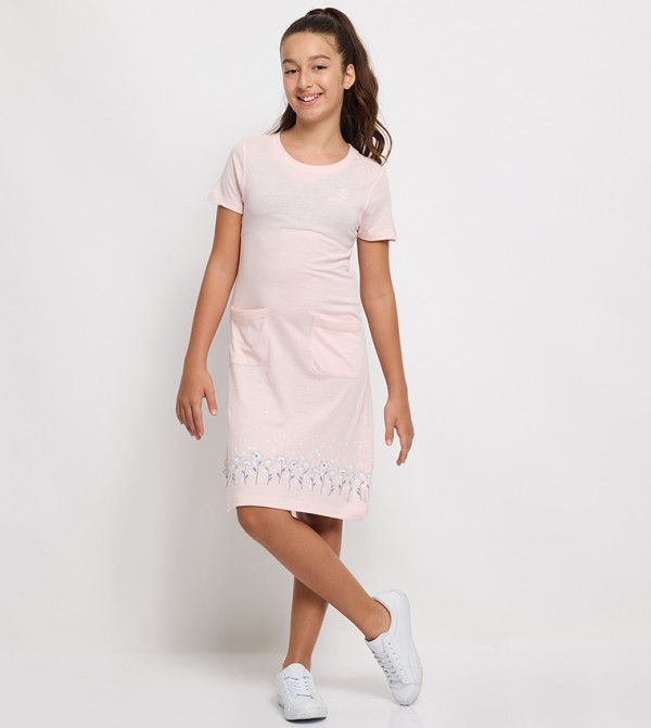 Beverly Hills Polo Club  Casual Dress - Pink Casual Dress