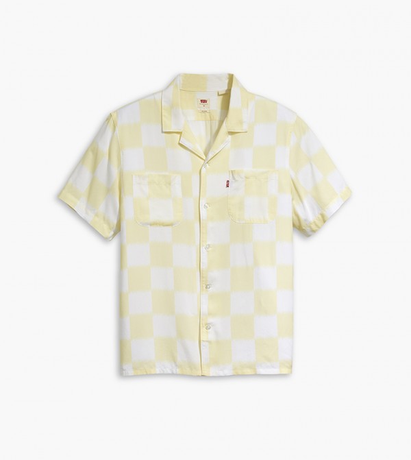 Levi's  Short Sleeves - Yellow Casual Shirts