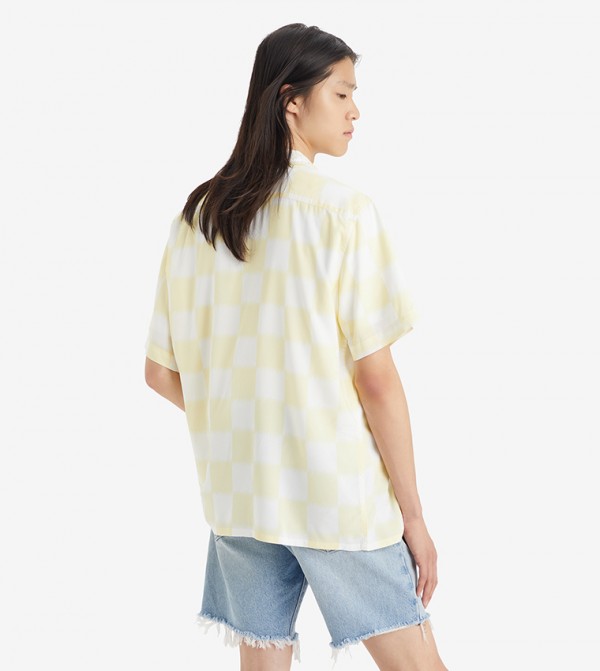 Levi's  Short Sleeves - Yellow Casual Shirts