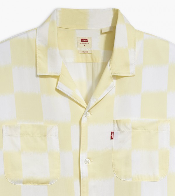 Levi's  Short Sleeves - Yellow Casual Shirts