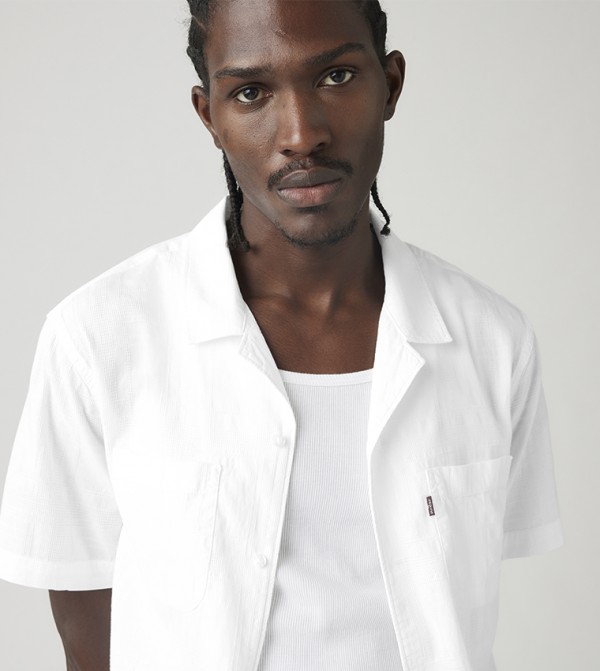 Levi's  six the rise ss25 - White Short Sleeves