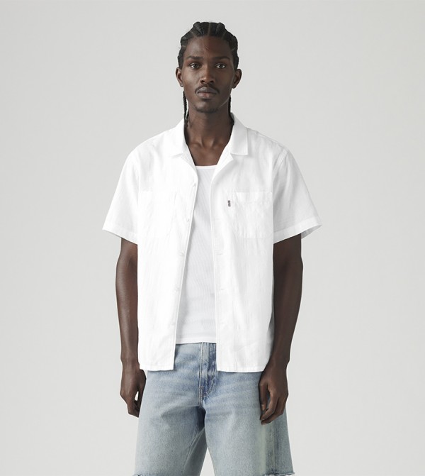 Levi's  six the rise ss25 - White Short Sleeves