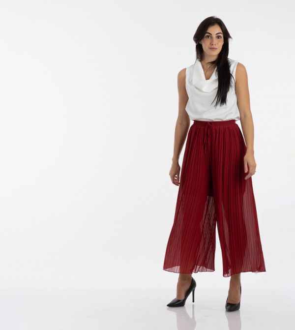 Montania Montania - Maroon Regular Pants