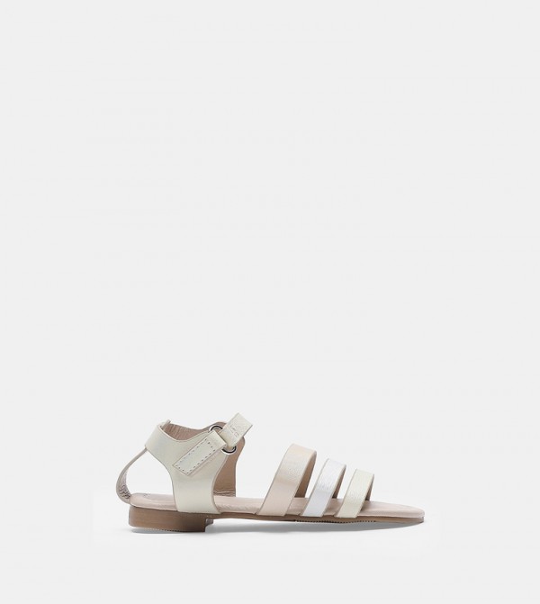 R&B R&B - White Casual Sandals