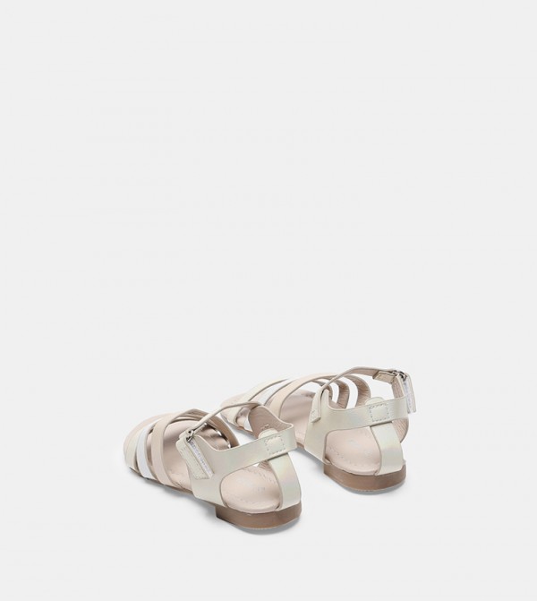 R&B R&B - White Casual Sandals