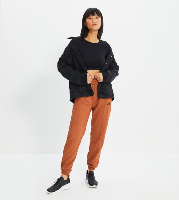 Trendyol Trendyol  - Brown Track Pants/Joggers