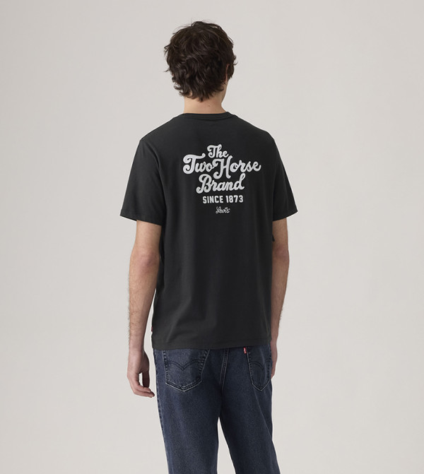 Levi's Levi's - Black Round Neck T-Shirts