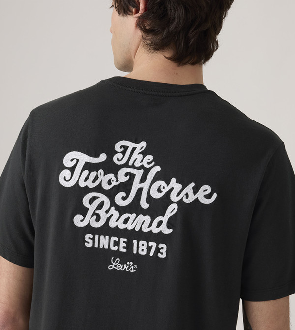 Levi's Levi's - Black Round Neck T-Shirts