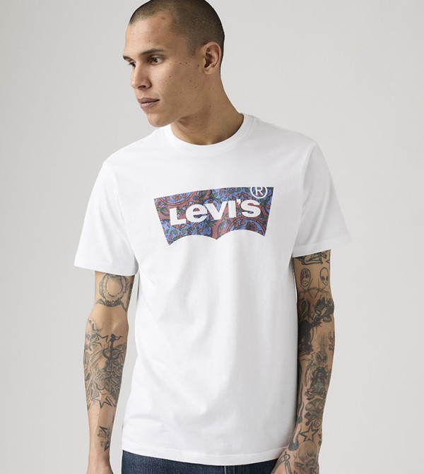 Levi's Levi's - White Round Neck T-Shirts