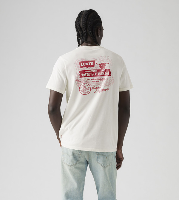 Levi's Levi's - White Round Neck T-Shirts