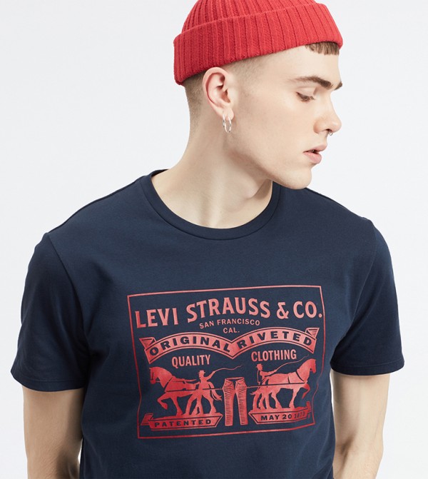Levi's Clothing - Blue Casual T-Shirts
