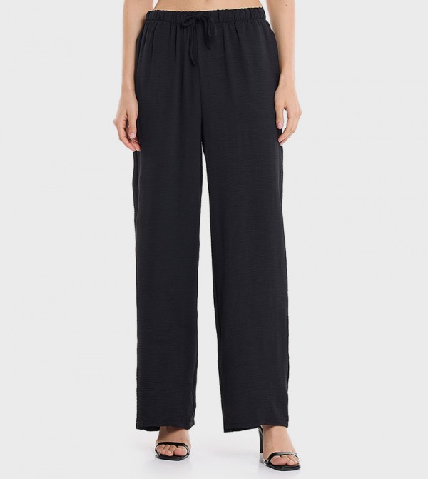 R&B  - Black Casual Pants