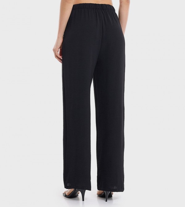 R&B  - Black Casual Pants