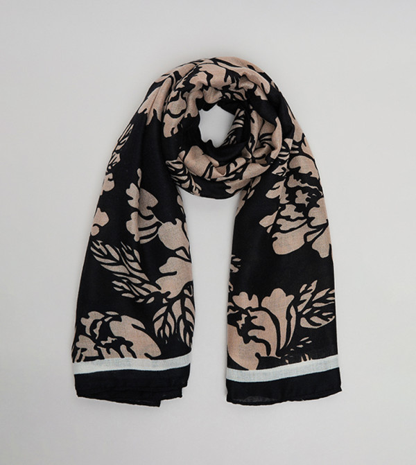 R&B  Scarves - Brown Woven Scarves