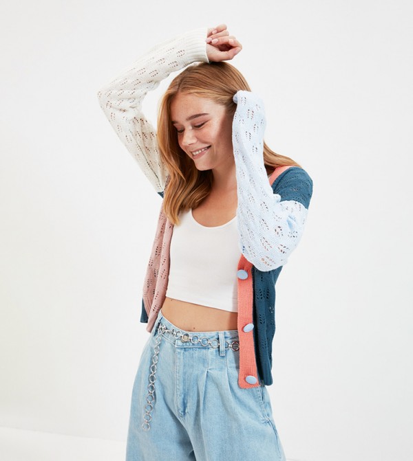 Trendyol Trendyol  - Beige Cardigan