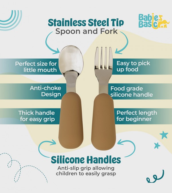 Babies Basic  Dishes & Utensils - Brown Dishes & Utensils