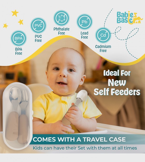 Babies Basic  Dishes & Utensils - Brown Dishes & Utensils