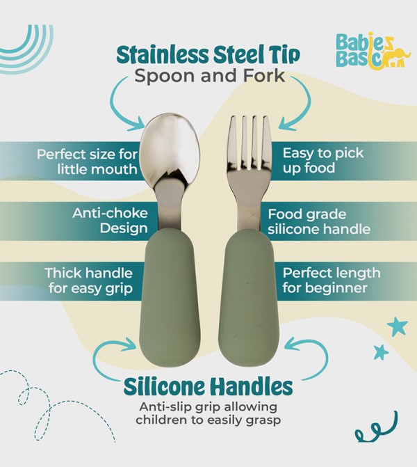 Babies Basic  Dishes & Utensils - Green Dishes & Utensils