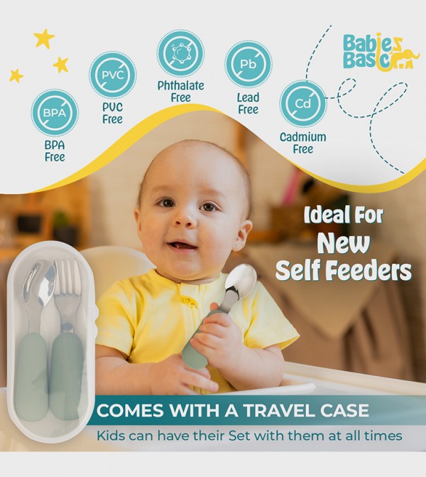 Babies Basic  Dishes & Utensils - Green Dishes & Utensils