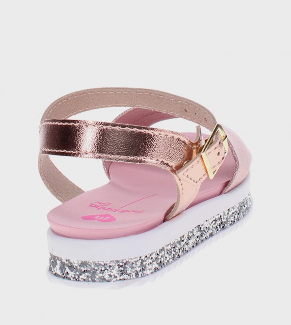 MOLEKINHA MOLEKINHA - Gold Flat Sandals