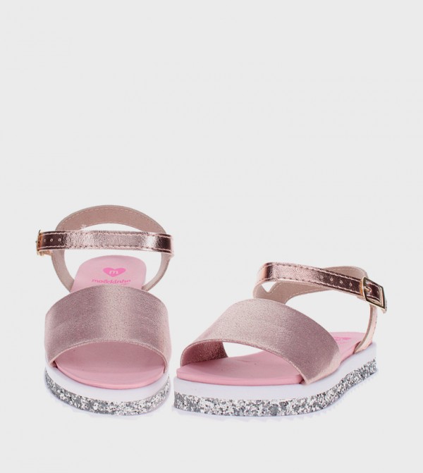 MOLEKINHA MOLEKINHA - Gold Flat Sandals