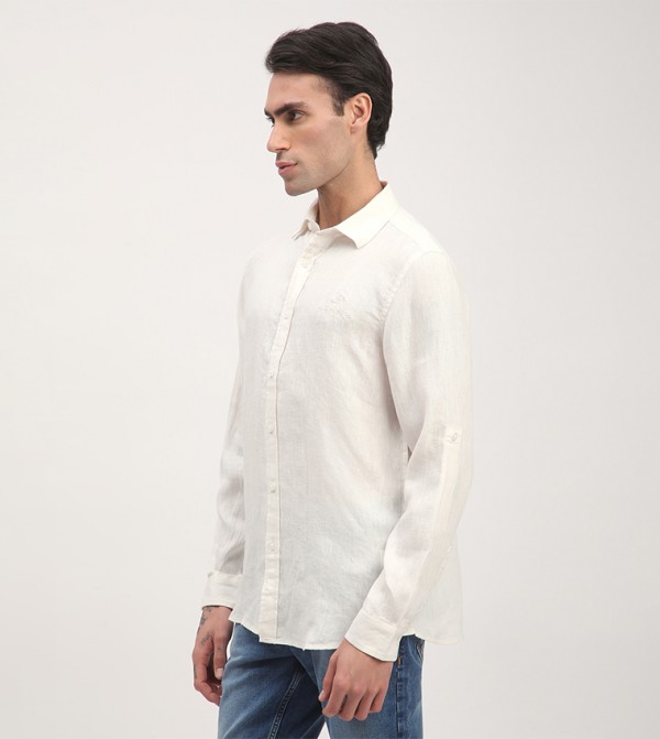 Beverly Hills Polo Club  Shirts - Beige Long Sleeves