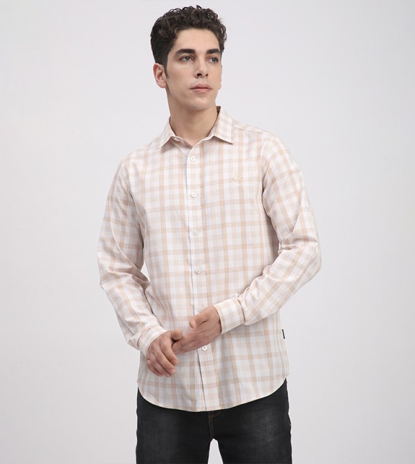 بيفرلي هيلز بولو كلوب  قمصان - بيج قميص كاجوال 