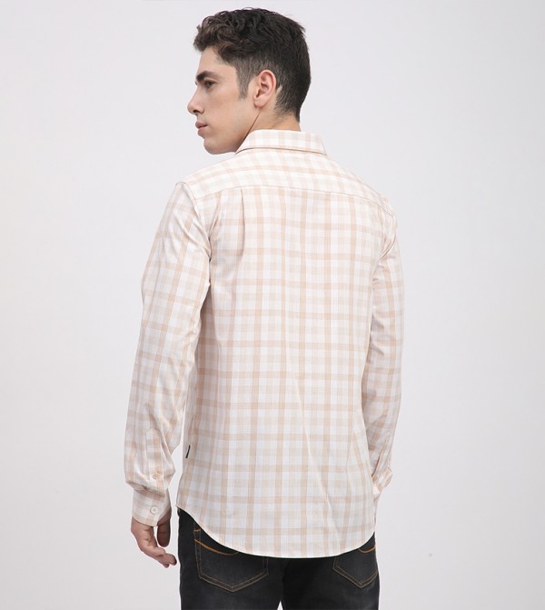 بيفرلي هيلز بولو كلوب  قمصان - بيج قميص كاجوال 