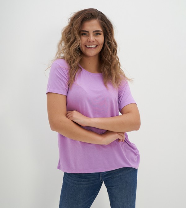 American Eagle  - Purple Casual T-Shirts