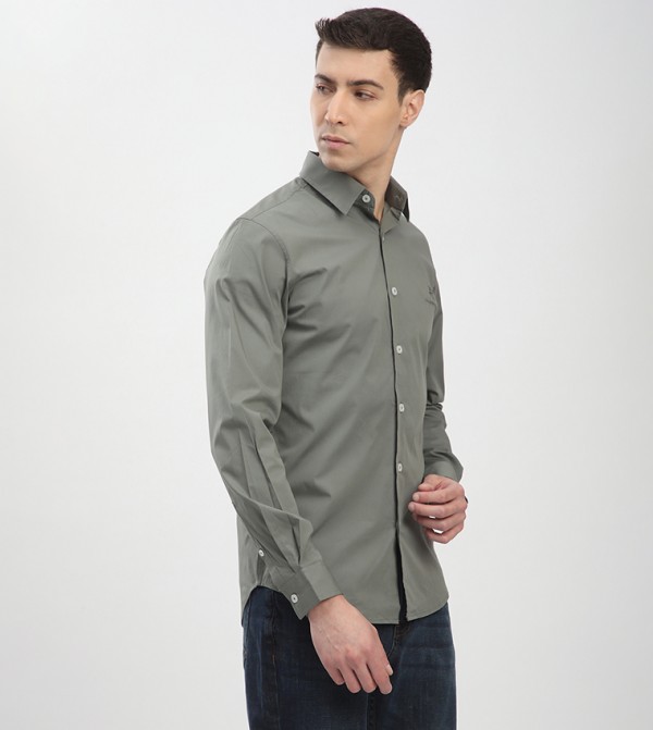 بيفرلي هيلز بولو كلوب  قمصان - رمادي Long Sleeves