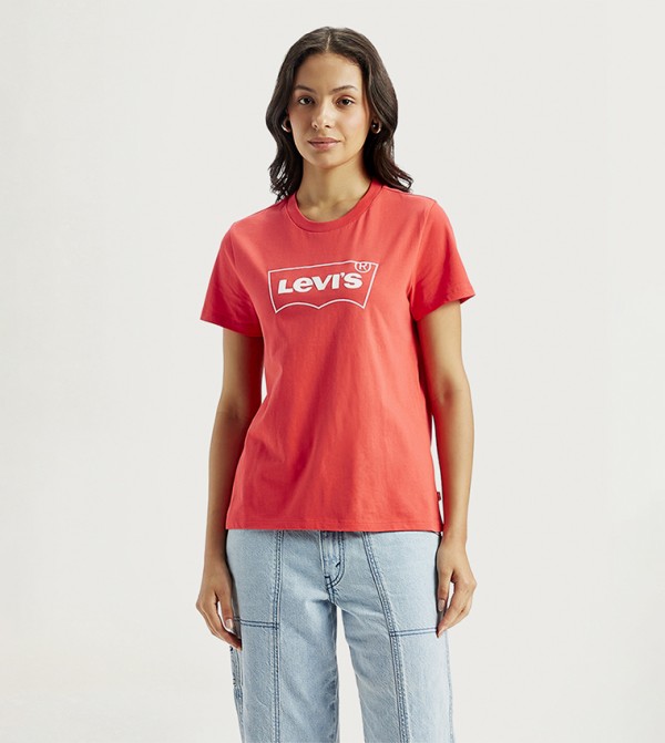ليفايز  تيشيرتات - أحمر Short Sleeve T-Shirts