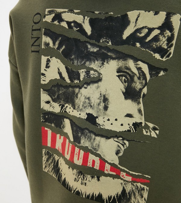 Trendyol - Green Hoodies