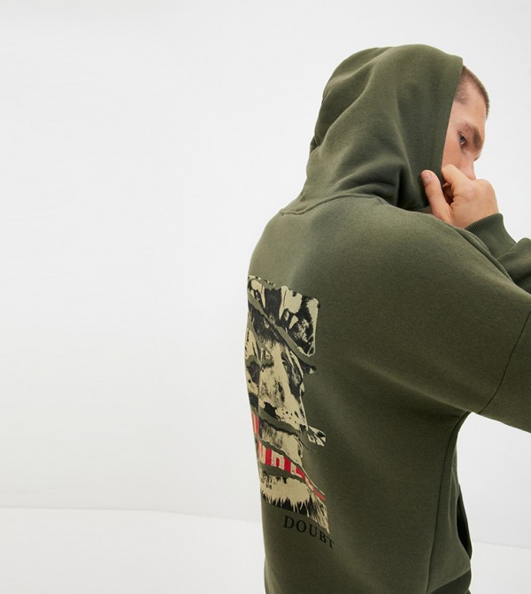 Trendyol - Green Hoodies
