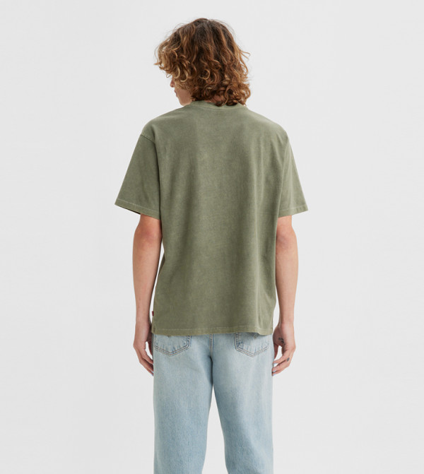 Levi's Levi's - Green Round Neck T-Shirts