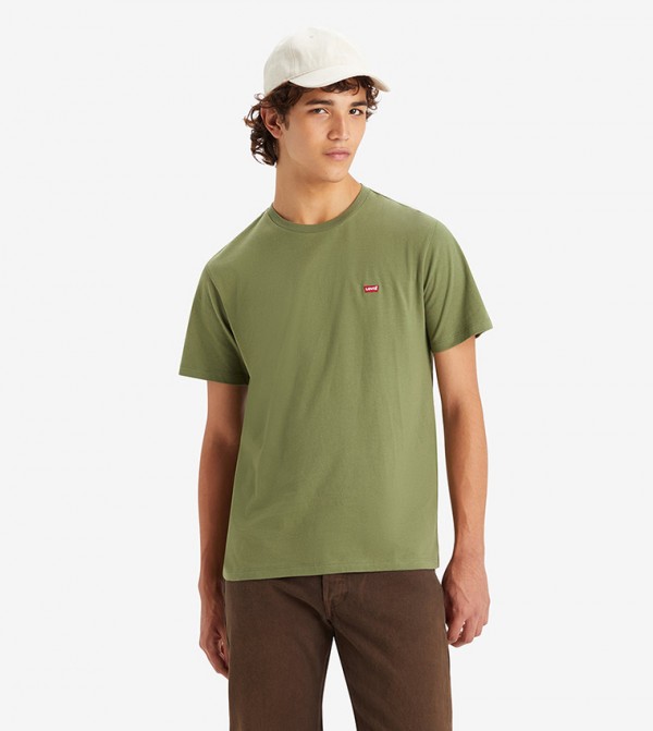 Levi's Levi's - Green Round Neck T-Shirts