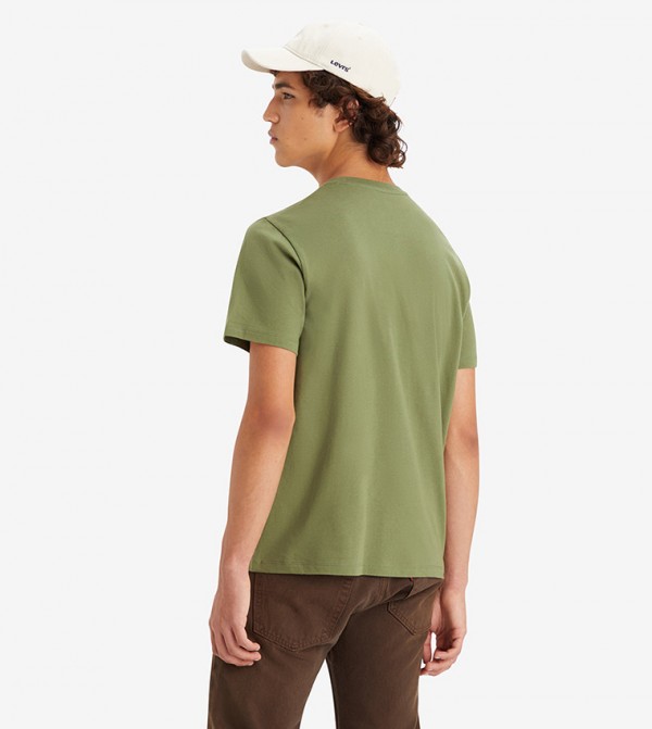 Levi's Levi's - Green Round Neck T-Shirts