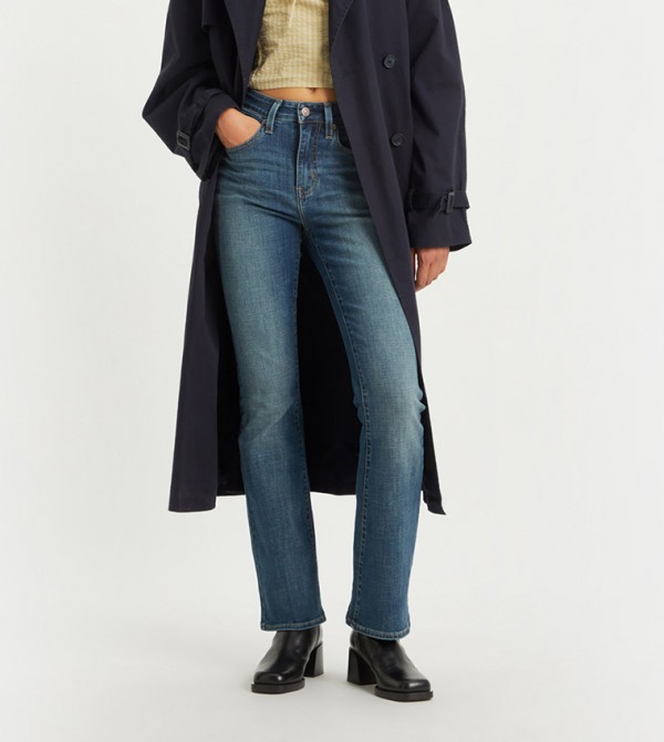 ليفايز  جينز بقصة بوت - أزرق جينز بقصة بوت