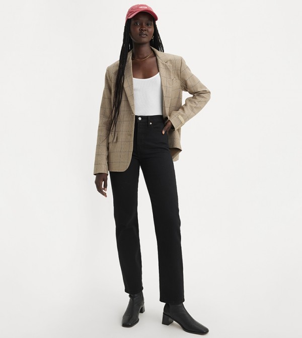 ليفايز بناطيل جينز - أسود Straight Jeans