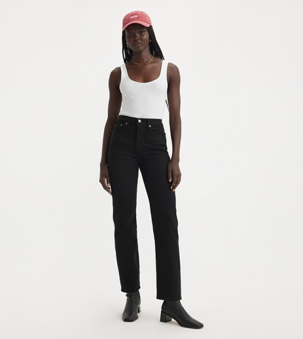 ليفايز بناطيل جينز - أسود Straight Jeans